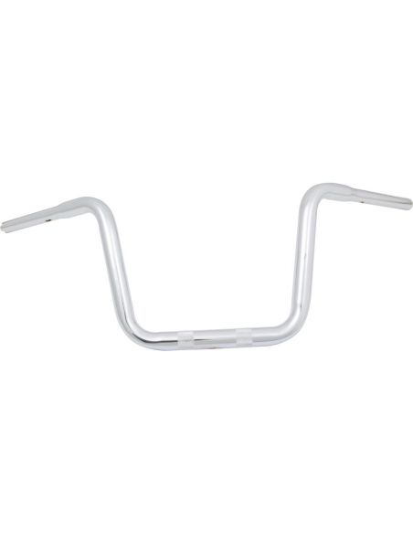 Hanger ape handlebar 1-1/4" high 11" chromed for traditional and electronic accelerator, pre-drilled