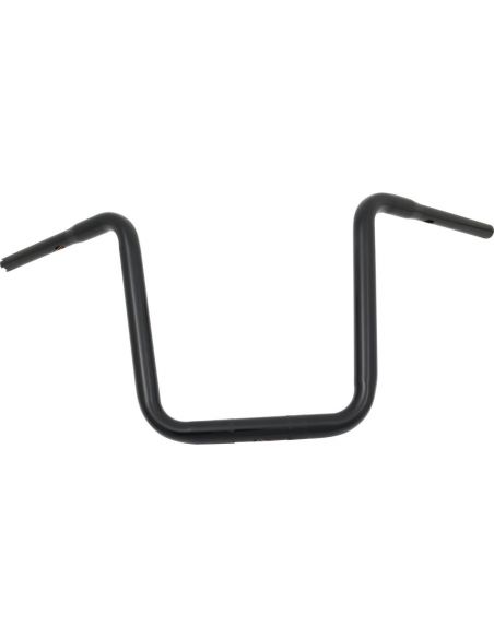 Hanger ape handlebar 1-1/4" high 14" black for traditional and electronic accelerator, pre-drilled