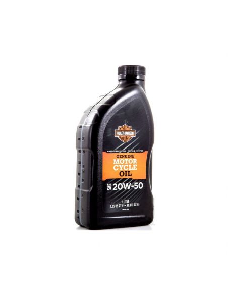 Olio motore minerale 20W50 confezione da 1 litro per tutti i modelli Harley Davidson