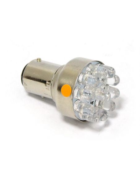 Lampadina LED 12 V doppio filamento - luce Arancio