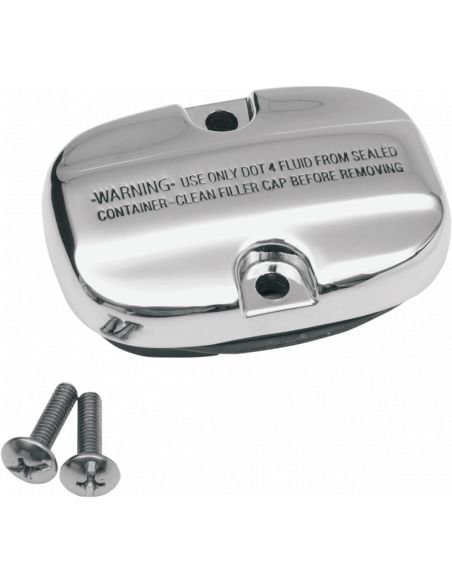 Chromed rear brake master cylinder cover for Touring from 2008 to 2023 ref OEM 46463-08
