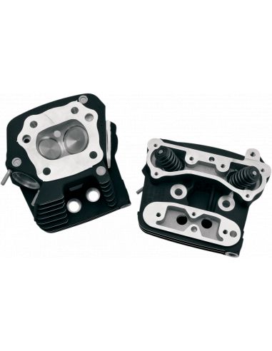 Pair of black S&S heads for FXR, Dyna, Softail and Touring from 1984 to 1999