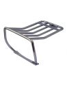 Bobbed chrome luggage rack for Softail FXST from 2006 to 2011