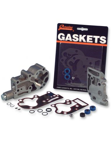 Oil pump gasket kit in metal and silicone For FXR, Dyna, Softail and Touring from 1992 to 1999