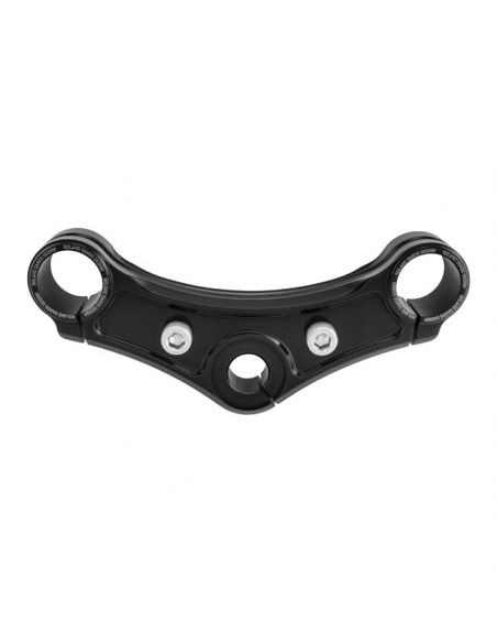 Black perforated top plate for riser Sportster forty Eight from 2010 to 2015