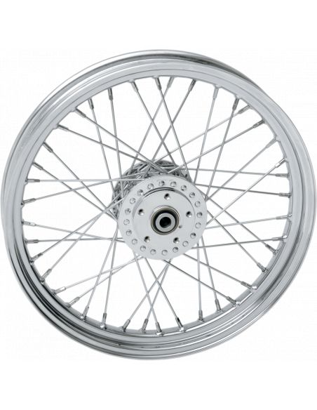 Front wheel 19 x 2.50 - 40 spokes chrome for Sportster and Dyna from 1984 to 1999