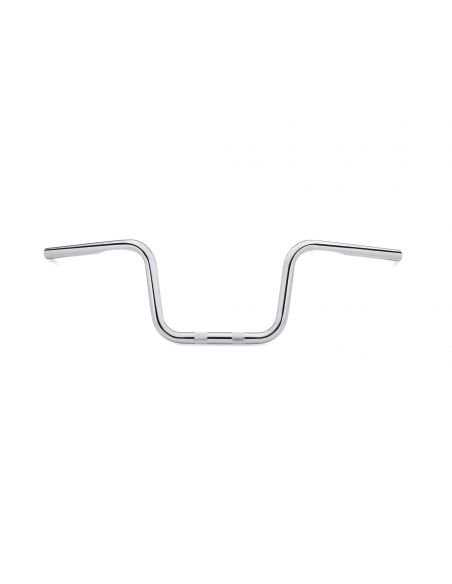 Tallboy handlebar Harley Davidson 1" high 8" chrome for traditional accelerator with dimples