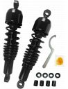 Black shock absorbers 11.5" Drag Specialties springs standard for Sportster from 1979 to 2003