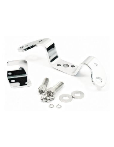 Chromed engine mount between cylinders for Sportster from 2008 to 2020 ref OEM 16353-04 and 16354-04