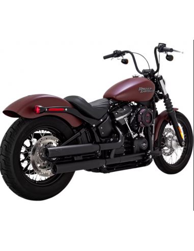 Mufflers Vance & Hines Eliminator 300 PCX 3" Slip-On Catalyzed for Softail from 2018 to 2023 black