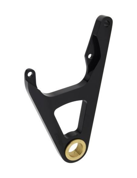 Front right brake caliper mount black PM for Softail Springer from 2000 to 2006