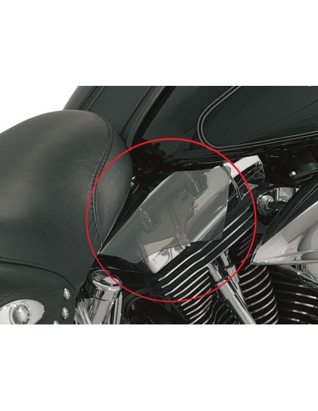 Saddle heat protection for Softail from 2000 to 2017