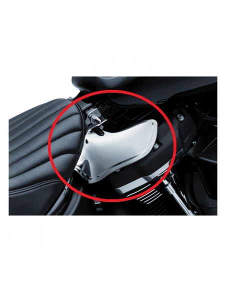 Saddle heat protection for Softail from 2018 to 2023