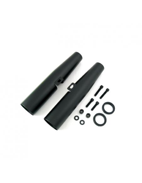 Fork covers 39 mm black For Sportster from 1988 to 200 with 39 mm forks