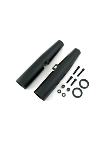 Fork covers 39 mm black For Sportster from 1988 to 200 with 39 mm forks