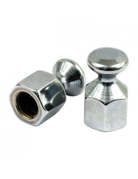 Bungee chrome nuts 5/16-18 pack of 2 pieces