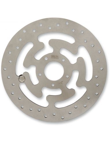 Front brake disc diameter 11.8" left satin for Softail from 2015 to 2021ref OEM 41809-08