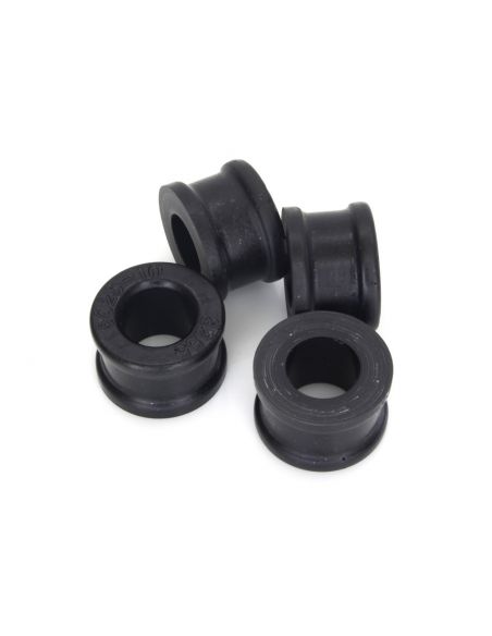 Set of 4 Plastic bushings for shock absorbers Progressive Suspension model 418 for Touring from 1980 to 2005