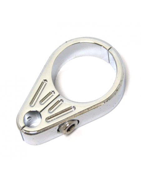 1" (25.4 mm) chrome-plated throttle cable clamp