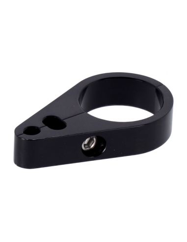 Black 1" (25.4 mm) clamp for 1 throttle cable and 1 slot