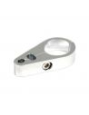 1-1/8" (28 mm) chrome clamp for 1 throttle cable and 1 buttonhole