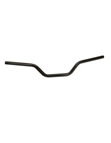 Dirt Track 1'' handlebar, 4.5'' high, 77 cm wide, black, with dimples