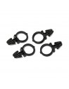 Electric cable clips for handlebars - black