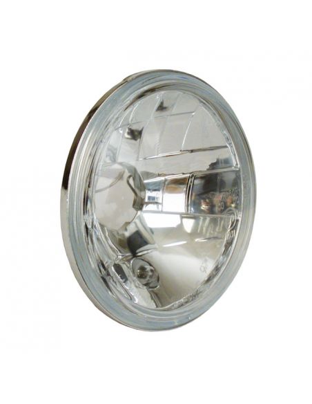 Dish 5 3/4" prismic reflector approved with position/parking light - requires H4 bulb