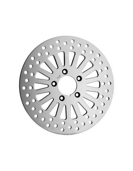 Front Brake Disc Diameter 11.8" nitro 18" Left or Right Chrome for Dyna from 2006 thru 2017 (excluding Dyna alloy wheels)