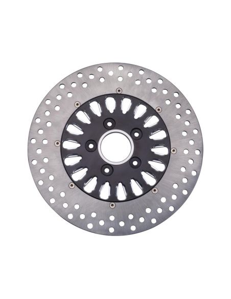 Front Brake Disc Diameter 11.5" nitro 18 - black for Softail from 2000 thru 2014
