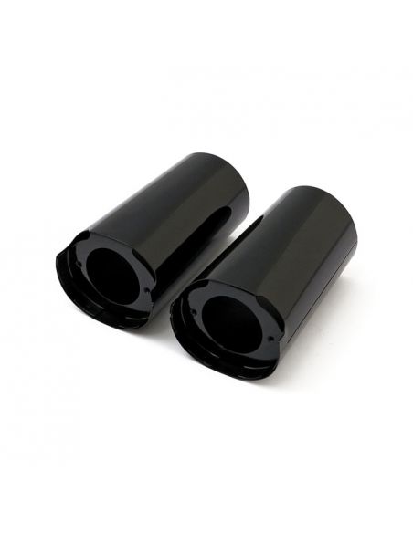 Gloss Black Lower Fork Covers for Touring 2014 to 2023 ref OEM 45600022