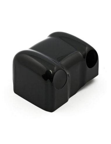 Smooth Black Coil Cover For 2007 thru 2017 Softail