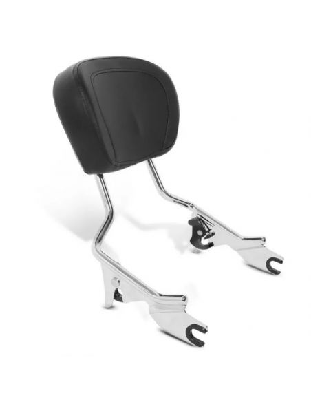 Removable chrome backrest for Touring from 2009 to 2023