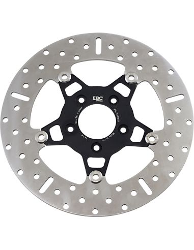 Front Brake Disc Diameter 11.5" EBC black for Touring from 2000 to 2007