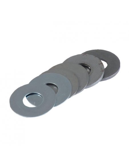 Brake caliper shims with 8 mm (5/16") hole