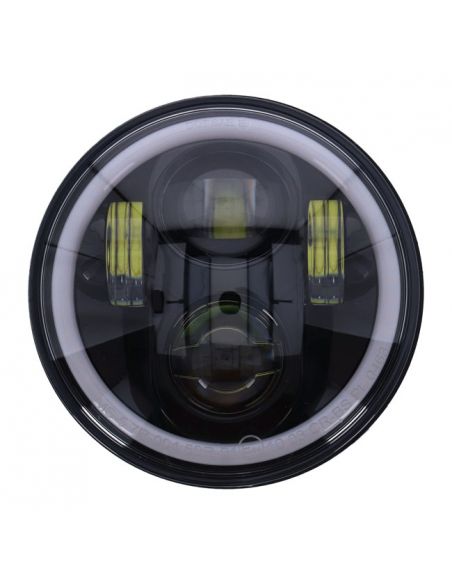 Approved 5-3/4" LED dish black with ring position light and low beam / high beam