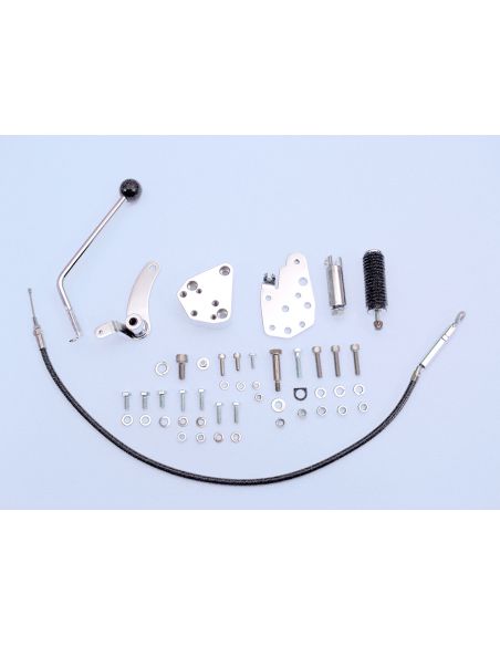Chrome Hand Shifter Kit for FXR, Dyna and Softail FXST 1989 thru 1999