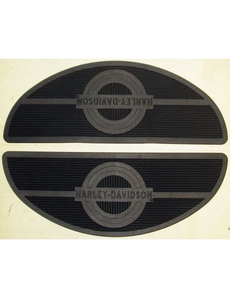 Oval floor mats Harley Davidson for Softail and Touring from 1991 to 2005 ref OEM OEM 50613-40