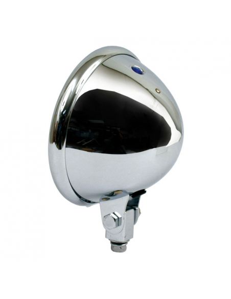 Headlight 5 3/4" bottom mount - Without reflector chrome