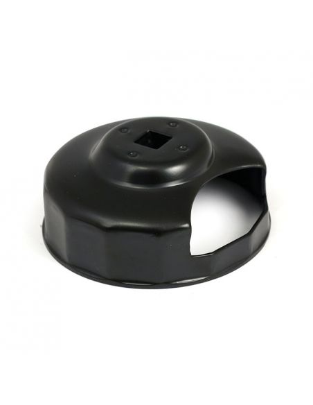 Oil filter wrench with notch to avoid the sensor