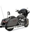 cromo and Black Mufflers Khrome Werks HP Plus Klassic 4.5" for Touring from 2017 to 2024