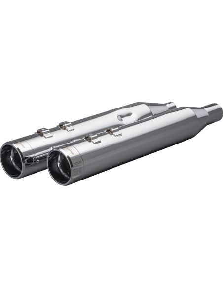 HP Plus Klassic 4.5" Chrome Mufflers Khrome Werks for Touring from 2017 to 2024