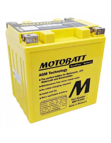 Batteria MOTOBATT - gialla Per Touring dal 1997 al 2023 rif OEM 66010-97D/E