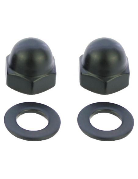 Black washers and washers for Harley Davidson mirrors from 1982 to present ref OEM 7736