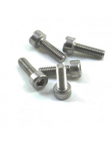 Chrome-plated screws for mounting flat lens front indicators ref OEM 2647B