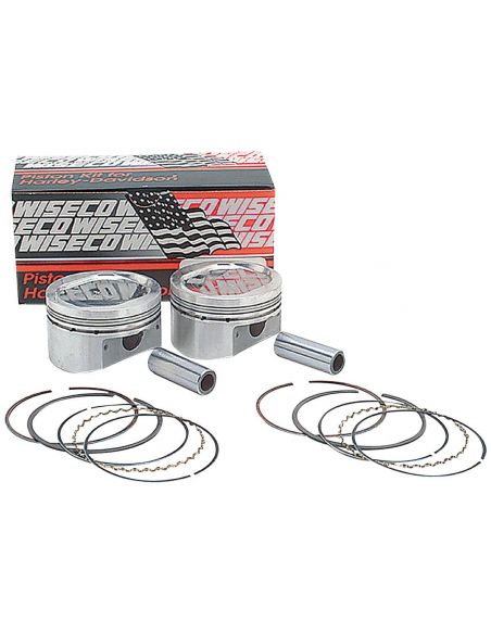 Pistons Wiseco 883 to 1200 size +0 compression 10:1 for 1986 thru 2020 Sportster