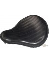Single wide saddle in black leather