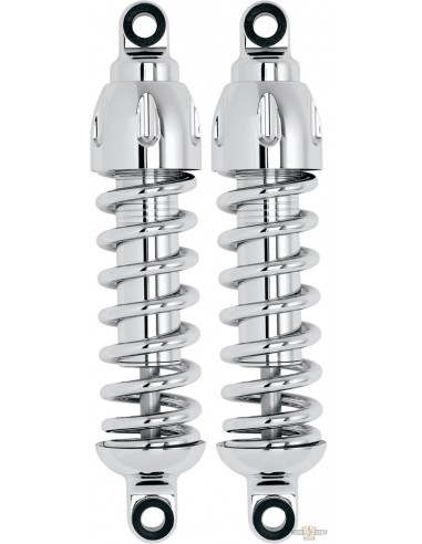 Shock absorbers 11" chrome Prog. susp. 430 for Dyna 92-17