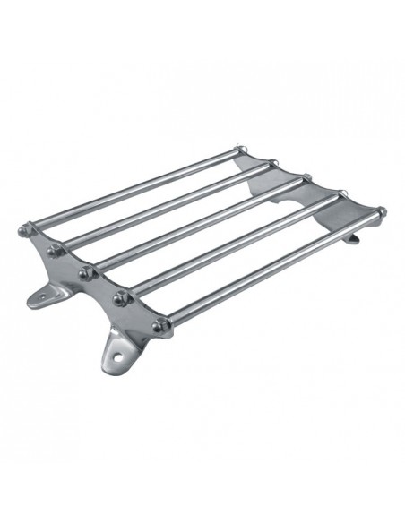 Old Style chrome luggage rack for old Big Twins