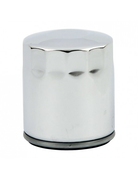 Twin Cam chrome oil filter